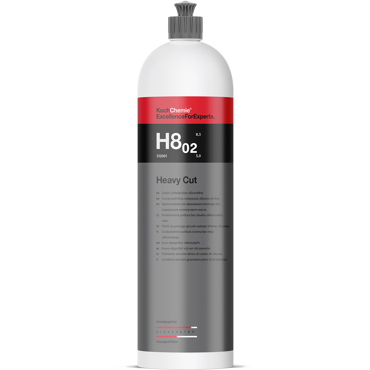 koch_h8_02_1l Koch Chemie H8 02 raupjā pulēšanas pasta 1l