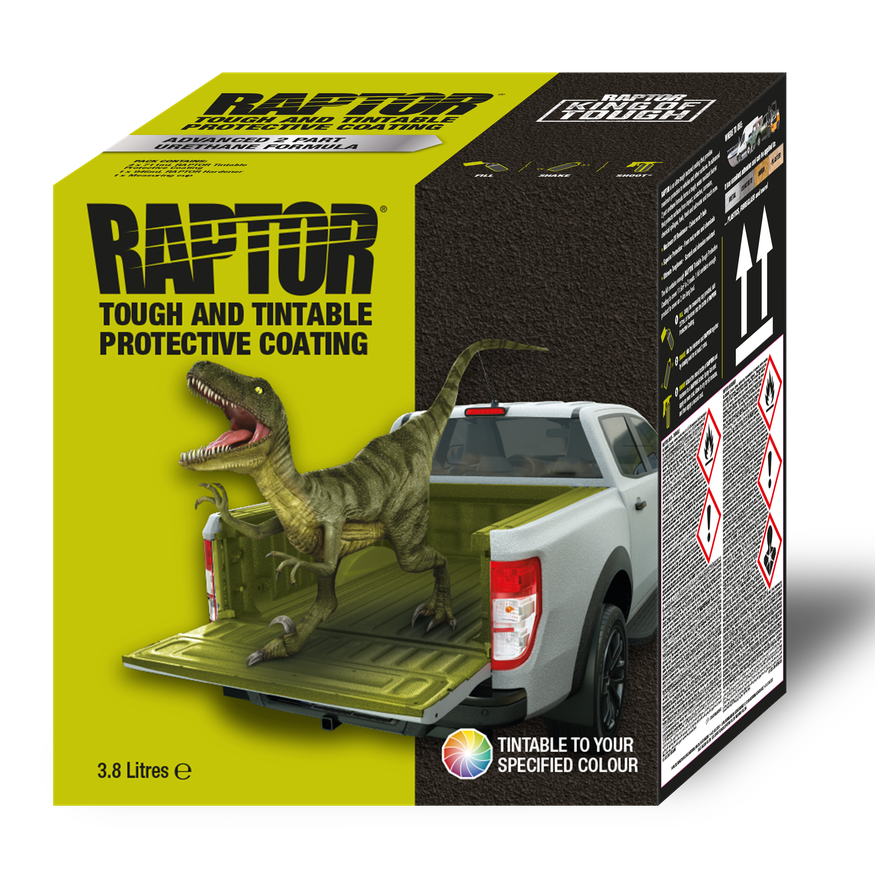 raptor-grubulis-tonejams-kaste U-POL raptor tonējams grubulis, 4 gab. + cietinātājs
