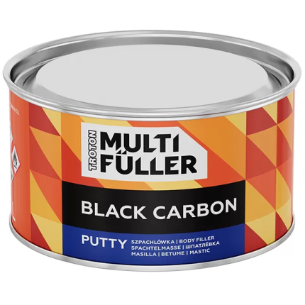 Multifuller black carbon špaktele ar ogekļa šķiedrām
