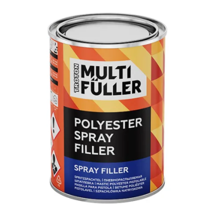 Multifuller izsmidzināma špaktele polyester spray filler